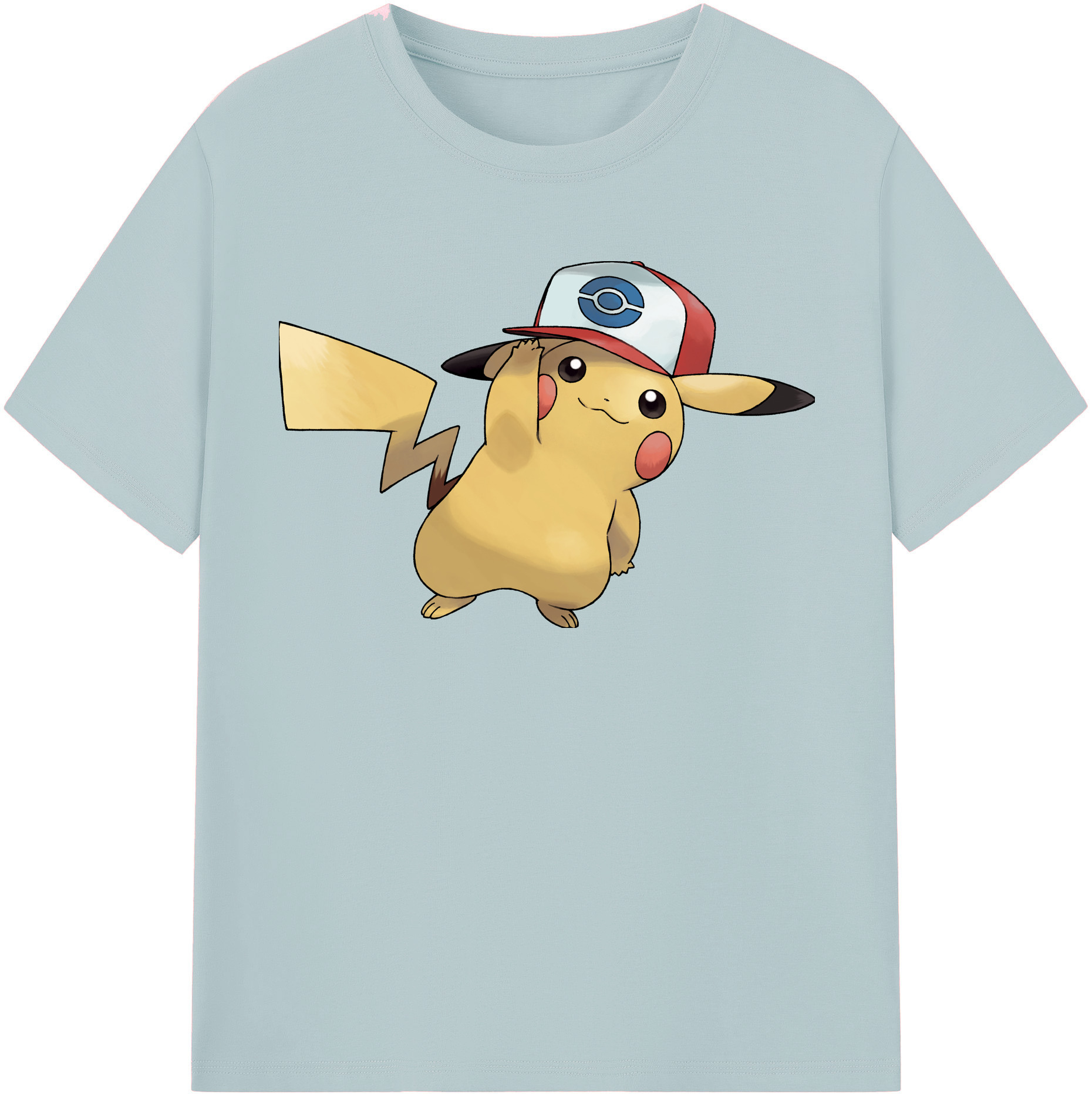 （画像用） ポケットモンスター Pokémon 綿100％半袖Tシャツ（フロントプリント）